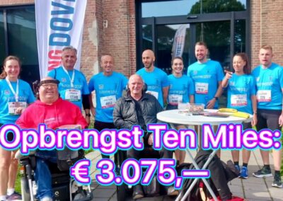 Ten Miles worden ontvangen door Stichting DOVIE