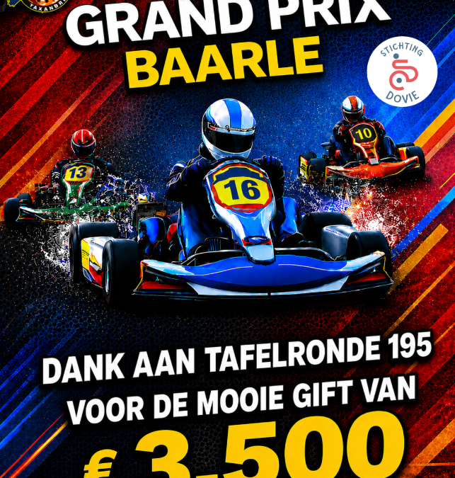 Afgelopen weekend was het zover, karten voor het ‘goede doel’ in Baarle Nassau.